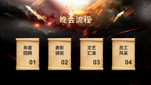 王者之战企业年会暨颁奖典礼通用PPT模板