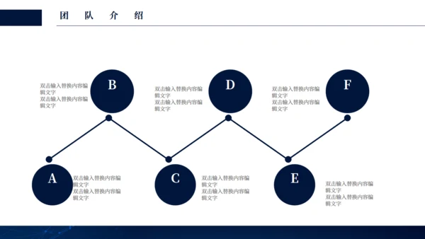商务全球化科技蓝线条商业计划书通用PPT模板
