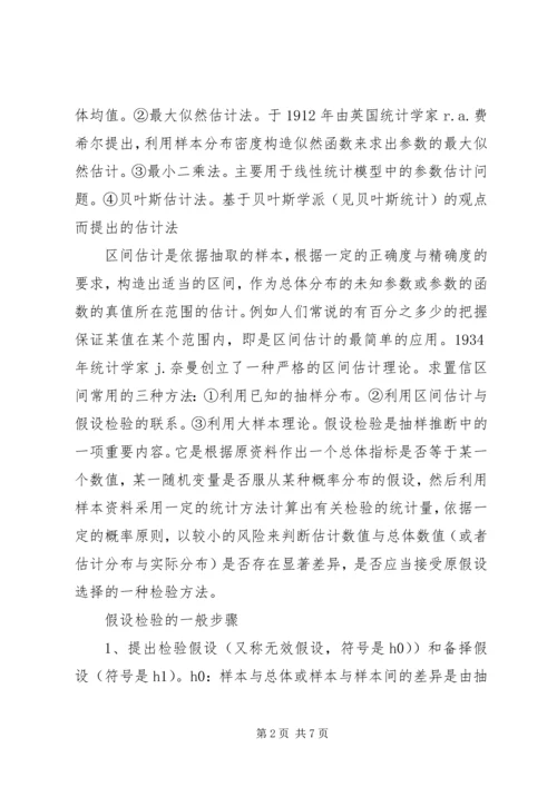 数理统计学习感想 (4).docx