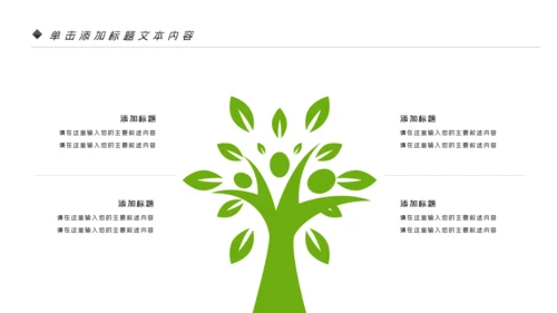 唯美绿色植物发芽植物生长敬畏生命PPT模板