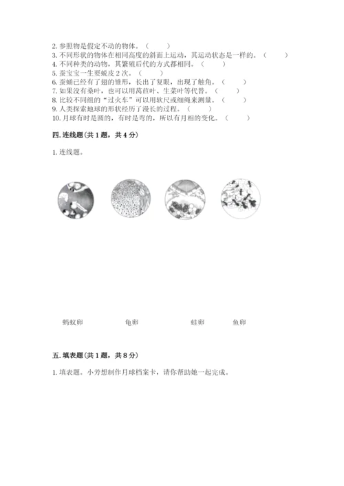 教科版小学科学三年级下册 期末测试卷【预热题】.docx