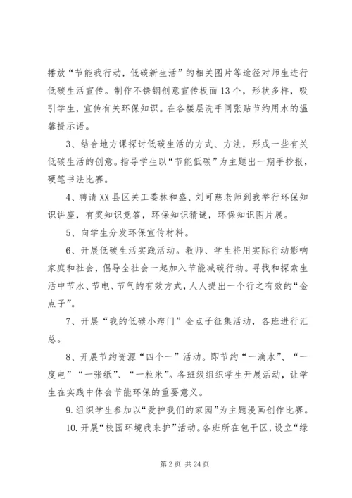 节能我行动低碳新生活方案_1.docx