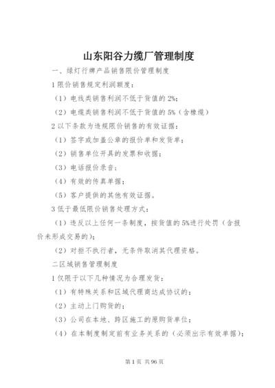 山东阳谷力缆厂管理制度.docx