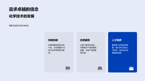 公司化学创新实践PPT模板