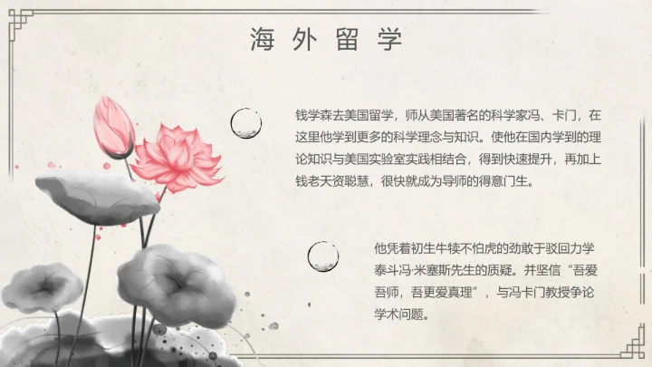 钱学森中国知名作家个人生平介绍 课件