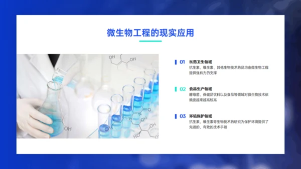 微生物工程在实际生活中的应用DNA探究通用PPT模板