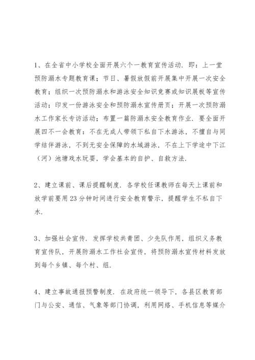 关于防溺水活动方案版.docx