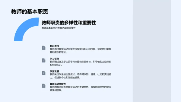 教师角色转变与教育改革PPT模板