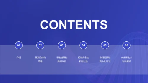 紫色商务现代新药研发进展报告PPT模板