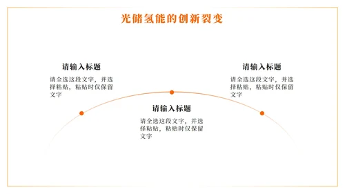 橙色科技风新能源创业创新计划书PPT模板