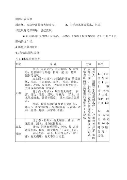 横新福镇石狗水库2019年防洪安全管理应急预案