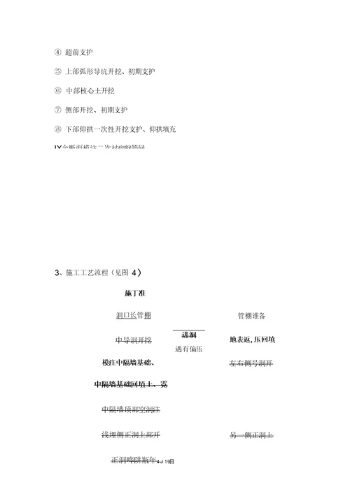 六车道大跨浅埋双联拱隧道施工工法