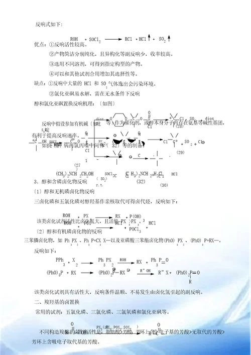 化学制药卤化反应合成理论