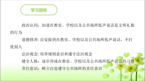 第12课 我们小点声 课件 人教版道德与法治 二年级上册