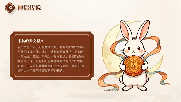 棕色中秋节庆祝策划活动PPT模板