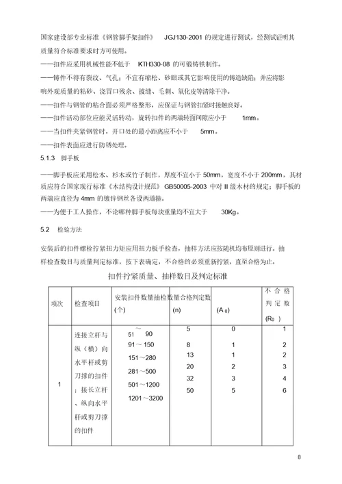 脚手架施工方案