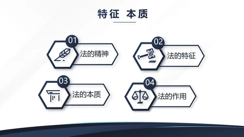蓝色稳重霸气法律工作总结述职动态PPT模板