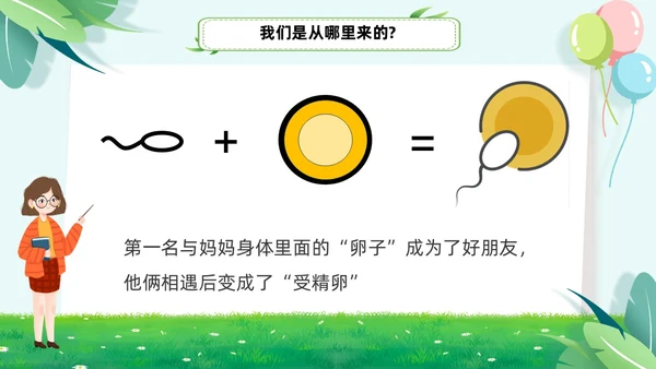 绿色小清新淡雅简约身体器官知多少幼儿园医学科普课件PPT