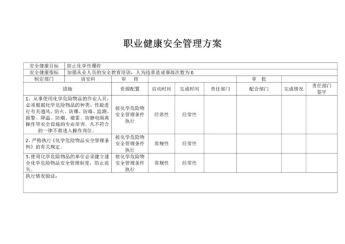 施工单位职业健康安全管理方案.docx