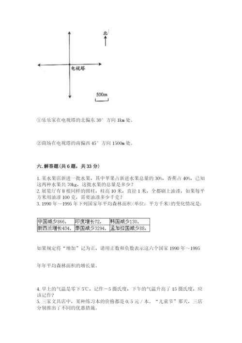 北京版六年级下册期末真题卷附答案【模拟题】.docx