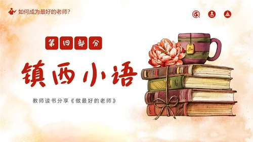 做最好的老师好书推荐阅读分享会PPT课件读书分享