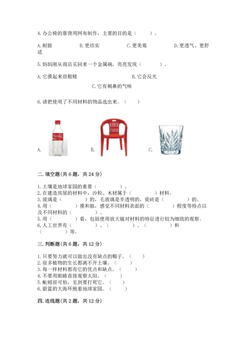 教科版科学二年级上册《期末测试卷》含答案解析.docx