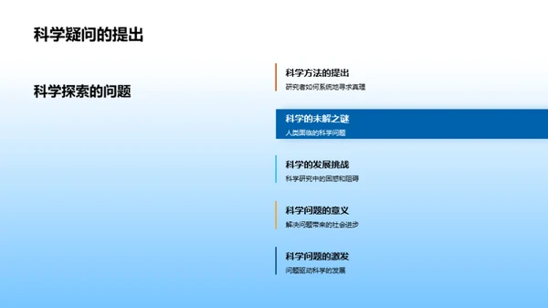 科学素养的提升之旅