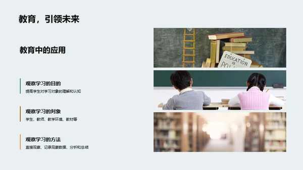 深化观察学习理解