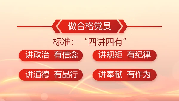 党支部党员大会工作总结汇报动态PPT