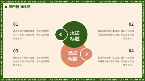 绿色小清新夏季饮品上新动态通用PPT模板
