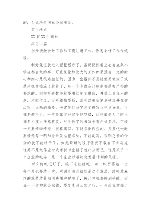 会计实训报告总结范文3000字.docx
