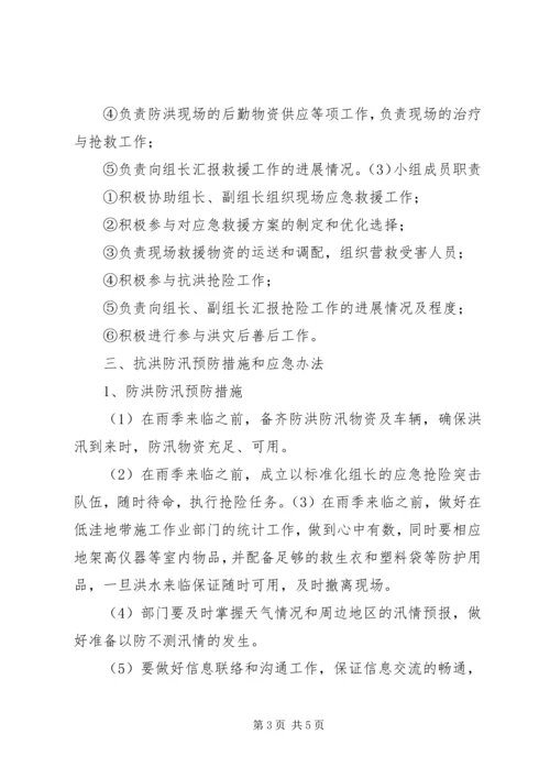 防洪防汛应急方案 (5).docx