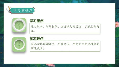 【核心素养】部编版语文三年级下册-3. 荷花 第1课时（课件）