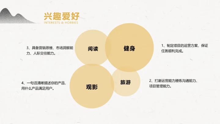 中国风简洁个人简历介绍