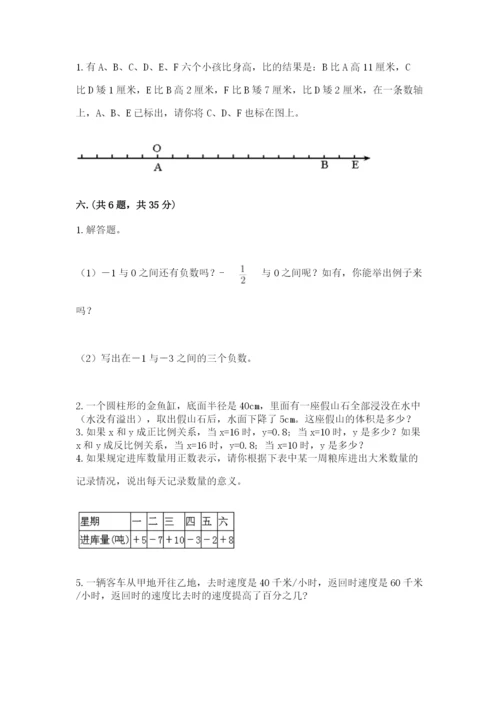 北师大版六年级数学下学期期末测试题附完整答案（名师系列）.docx