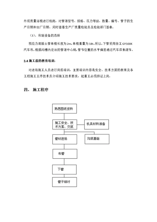 观澜污水厂管道吊装方案