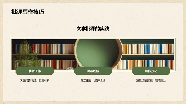绿色复古国风文学培训课件PPT模板
