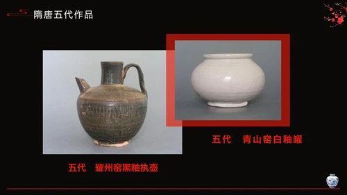隋唐五代陶瓷文化艺术设计PPT模板