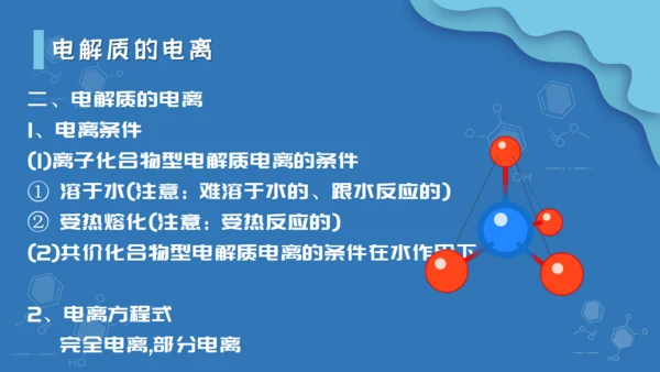 人教版化学课《离子反应》通用PPT模板课件