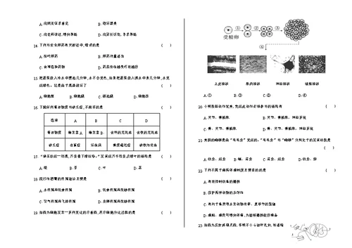 2017年海南省中考生物试卷(共17页)