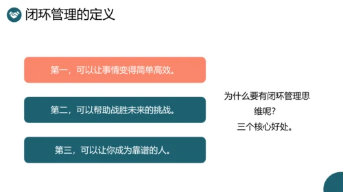 企业闭环管理公司培训课件PPT模板