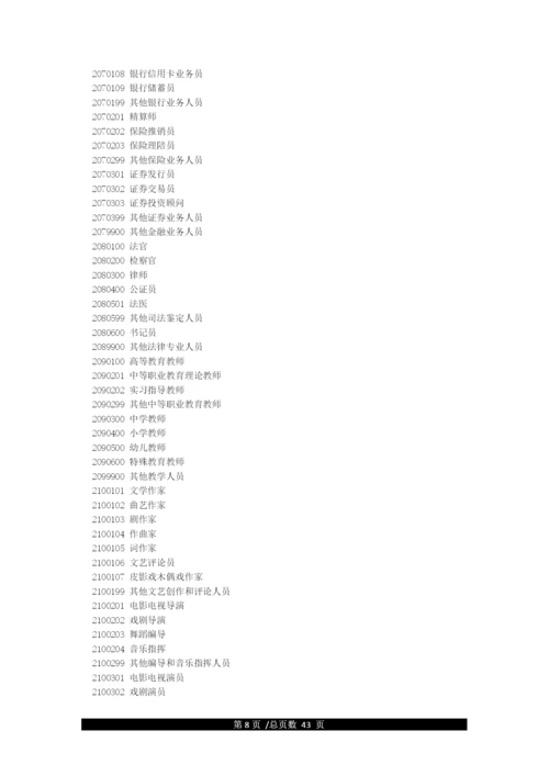 中华人民共和国国家职业分类大典.docx
