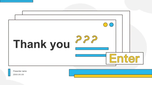 蓝色简约风研究生期末课题研究总结PPT主题