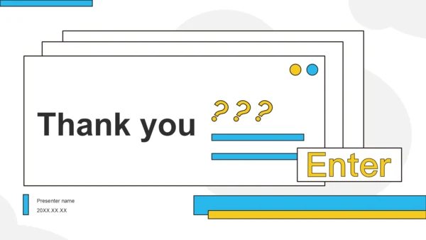 蓝色简约风研究生期末课题研究总结PPT主题