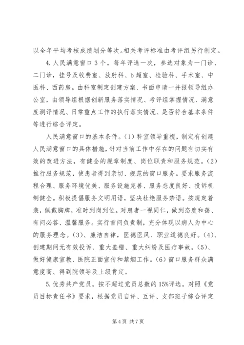 人民医院创先争优活动工作方案.docx