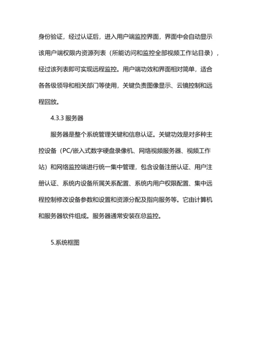 河南超市监控设计专项方案和商场监控设计专项方案.docx