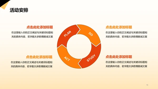 黄色插画大学开学社团活动PPT