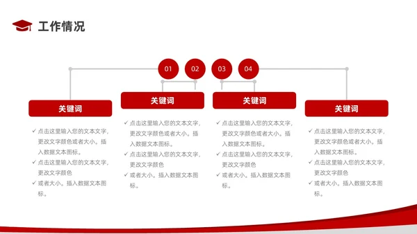 红色简约风博士复试PPT模板