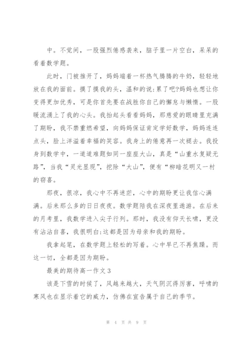 最美的期待高一作文5篇.docx