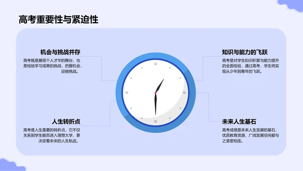 紫色插画风高考倒计时誓师动员大会PPT模板